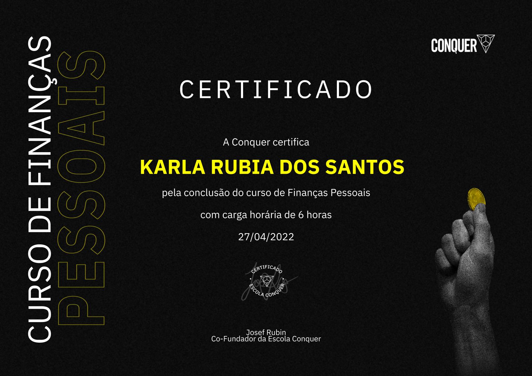 Certificado de Finanças Pessoais